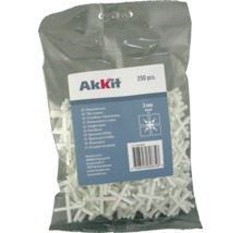 Balení distančních křížků, 3 mm, 250 kusů