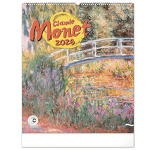 Kalendář Claude Monet na rok 2025 s motivem malby