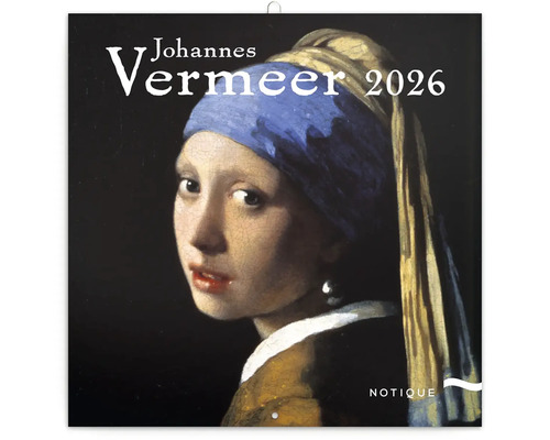 Nástěnný kalendář Johannes Vermeer 2026