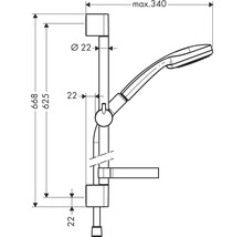 Sprchový set Hansgrohe Croma 100 Vario Unica'C 27772000
