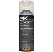 2K Pro antracitově šedý lak ve spreji RAL 7016