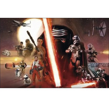 Ilustrace s postavami Star Wars