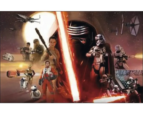 Obraz Decopanel Star Wars VII 90x58cm Ilustrace s postavami Star Wars