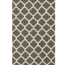 Kusový koberec Bakero Andrea šedý/bílý kilim 155 x 240 cm