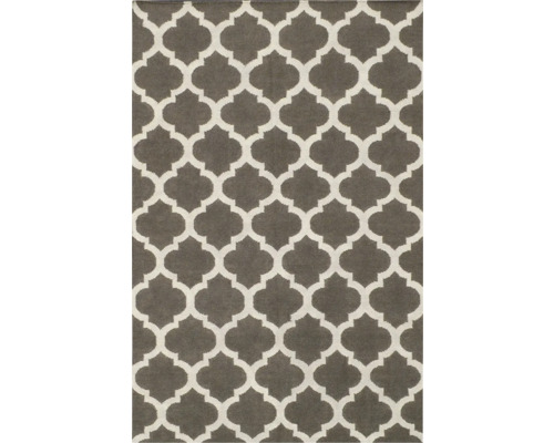 Kusový koberec Bakero Andrea šedý/bílý kilim 155 x 240 cm