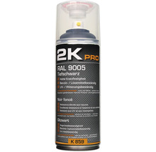 Barva ve spreji 2K PRO matná RAL 9005 sytě černá 400 ml