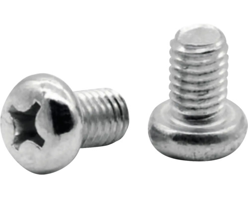 Sada šroubů pro boční obložení pro krbový kamna NYBORG, CASABLANCA Dva šrouby s půlkulatou hlavou a křížovou drážkou