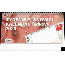 Stolní kalendář týdenní plánovač 2026