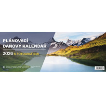 Daňový kalendář 2026 s fotografiemi krajiny