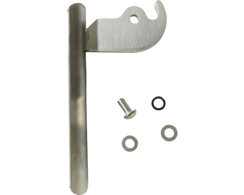 Páková rukojeť pro krbová kamna CASABLANCA, CLASSICLINE, MERAN, MODENA, NYBORG, PAMIR 2.0 Kovový háček na větve se šroubem a podložkami