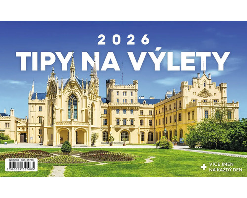 Kalendář 2026 s tipy na výlety