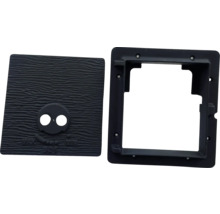 Plastová nástěnná skříňka s klapkou