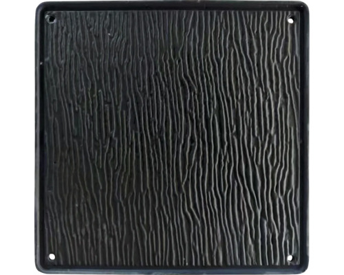 Horní deska (litina) pro krbová kamna K6, K6 2.0, SASEL Černá podlahová deska s dřevěnou strukturou