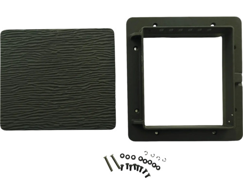 Dvířka topeniště (nahoře) s rámem pro krbová kamna K6 2.0 Dvířka pro psy nebo kočky s rámem a šrouby