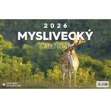 Lovecký kalendář pro rok 2026 s motivem jelena
