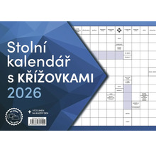 Stolní kalendář s křížovkami pro rok 2026