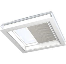 Střešní okno s plisovanou žaluzií pro zatemnění