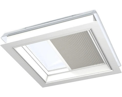 Střešní okno s plisovanou žaluzií pro zatemnění