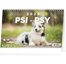 Stolní kalendář 2026 s motivem psa