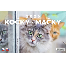 Kalendář s kočkami na rok 2026