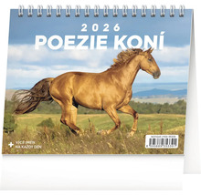 Stolní kalendář 2026 s obrázkem koně