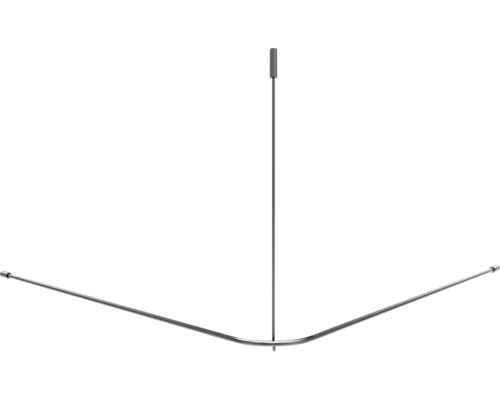 Rohová sprchová tyč