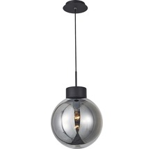 Závěsná lampa s kulatým, zrcadlovým skleněným stínidlem a světelným zdrojem