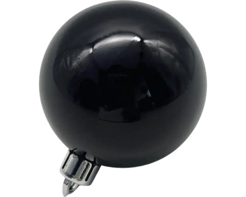 Černá vánoční koule se závěsem