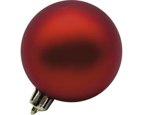 Červená vánoční koule na ozdobu
