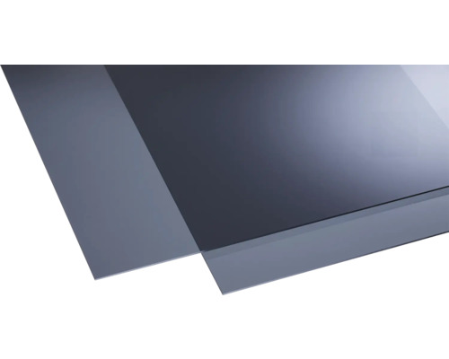Plexisklo GUTTA akrylátové 1000 x 500 x 3 mm hladké, šedé Průsvitná plastová deska