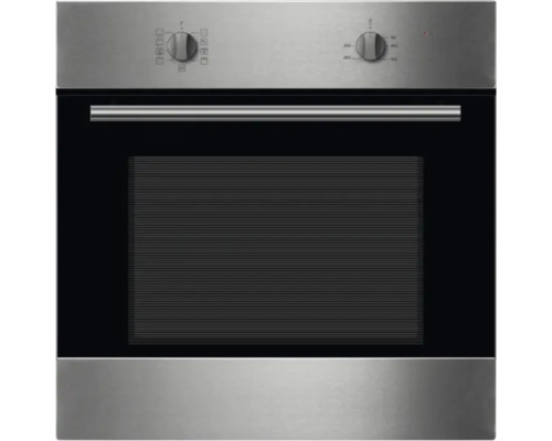 Nerezová vestavná trouba s otočnými knoflíky