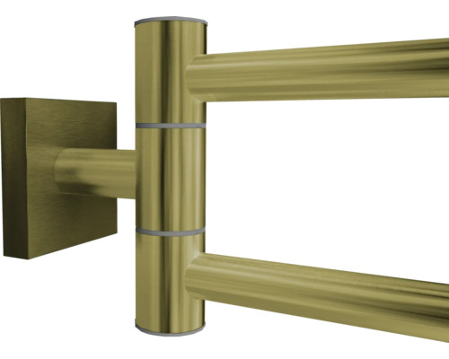 Otočný držák na ručníky z kovu pro montáž na stěnu