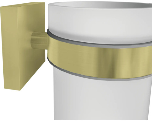 Nástěnný držák na kelímek na zubní kartáčky s kelímkem