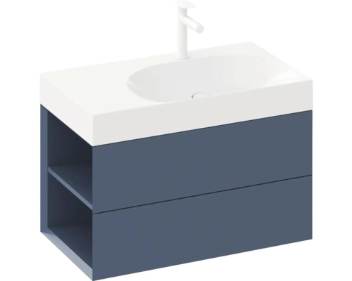 Skříňka pod umyvadlo se dvěma zásuvkami a úložným prostorem