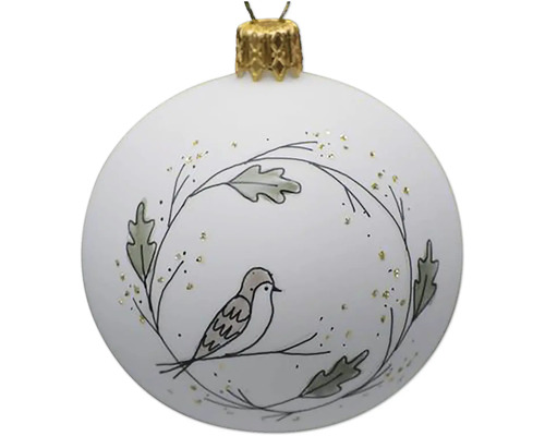 Vánoční ozdoba s motivem ptáka