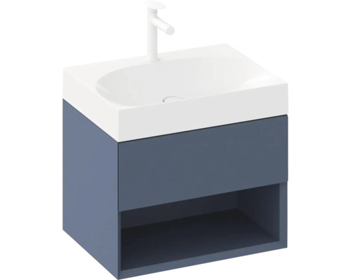 Umyvadlo se skříňkou a baterií