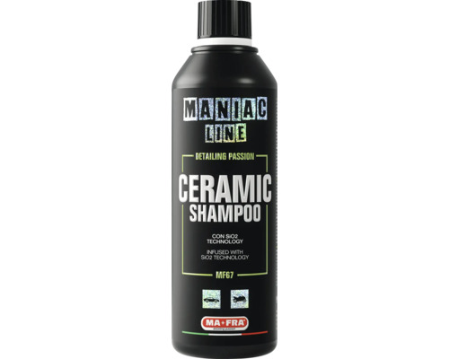 Láhev keramického šamponu Maniac Line