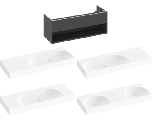 Skříňka pod umyvadlo a umyvadlové desky do koupelny