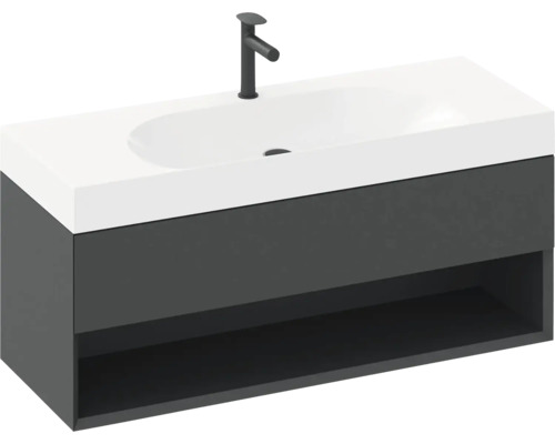 Skříňka pod umyvadlo s umyvadlem a baterií