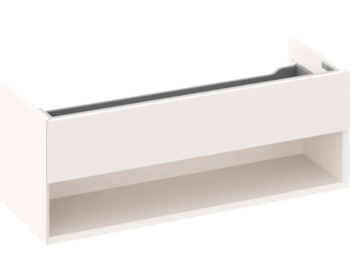 Skříňka pod umyvadlo RAVAK Lite růžová 120 x 43 x 45 cm X000001872 Skříňka pod umyvadlo s otevřenou přihrádkou pro design koupelny