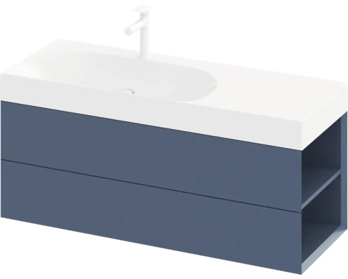 Skříňka pod umyvadlo se dvěma zásuvkami a úložným prostorem