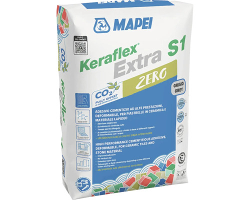 Flexibilní lepidlo Mapei KERAFLEX EXTRA S1 Balení lepidla na obklady Mapei Keraflex Extra S1 Zero
