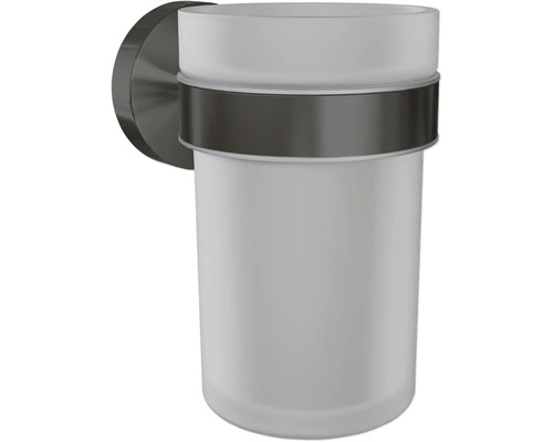 Kelímek na zubní kartáčky REIKA SAKU gun metal
