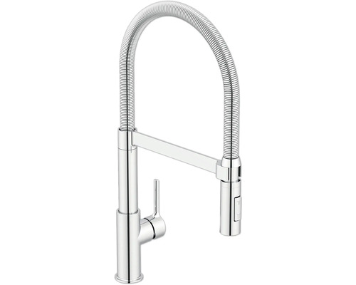 Dřezová baterie s flexibilním ramenem Dřezová baterie páková Kuchyňská baterie se sprškou KEO CAI chrom 119587 Dřezová baterie s flexibilním ramenem Dřezová baterie páková Kuchyňská baterie se sprškou KEO CAI chrom 119587