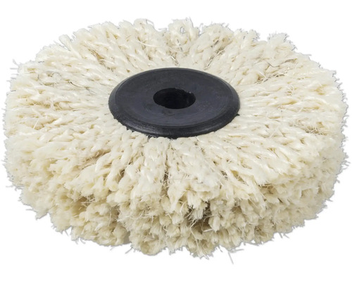 Lešticí nástroj s bavlněnými vlákny a černým držákem