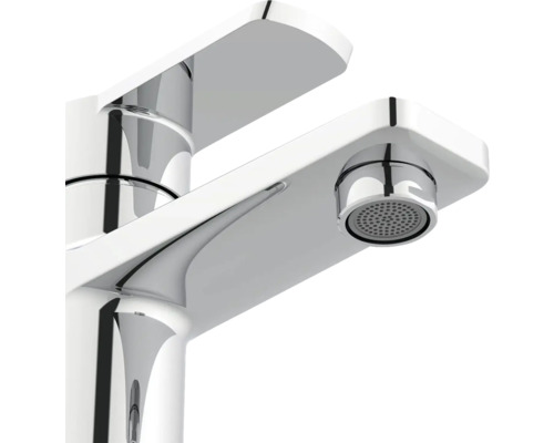 Umyvadlová baterie z kovu, lesklá