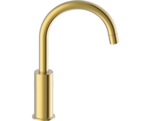 Zlatá vodovodní baterie s vysokým výtokem