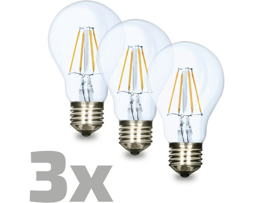 Tři LED žárovky s paticí E27
