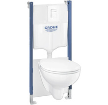 Předstěnový instalační prvek se závěsným WC a logem Grohe
