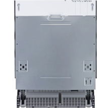 Zadní pohled na myčku nádobí pro ilustraci instalace a připojení.